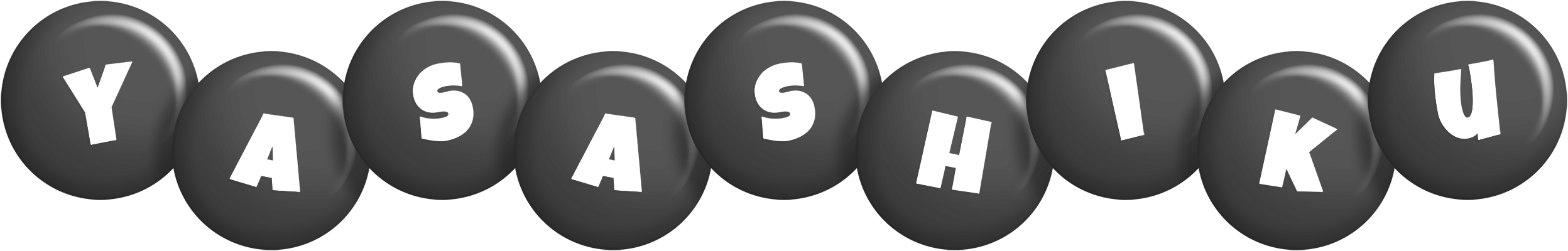 Yasashiku candy-black logo