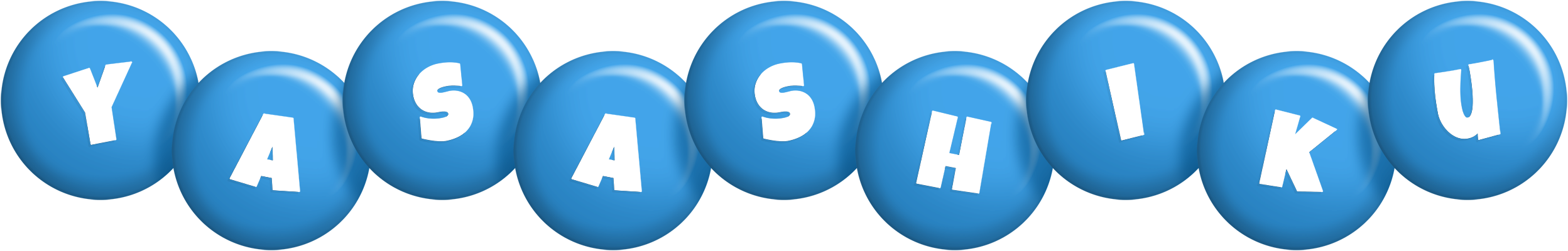 Yasashiku candy-blue logo