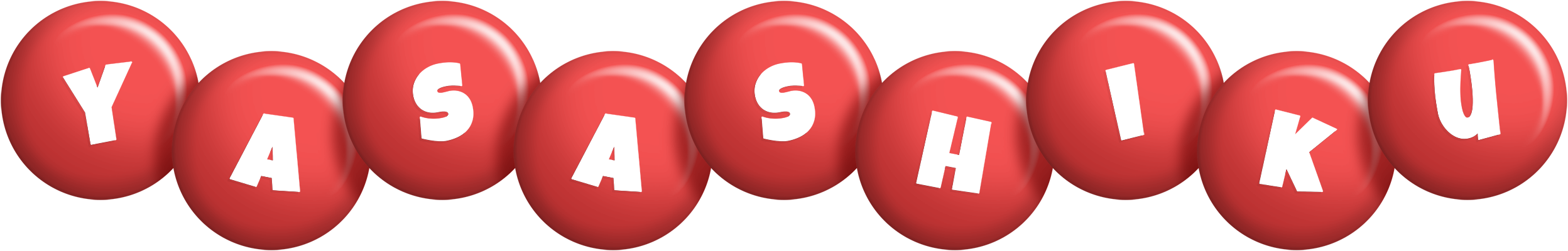 Yasashiku candy-red logo