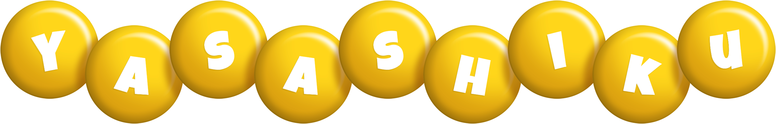 Yasashiku candy-yellow logo