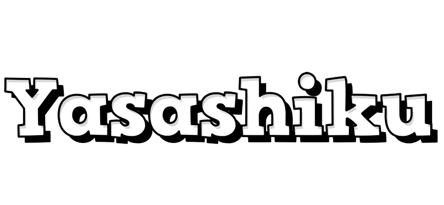 Yasashiku snowing logo