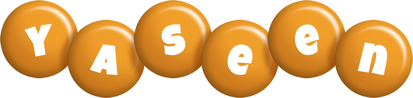 Yaseen candy-orange logo