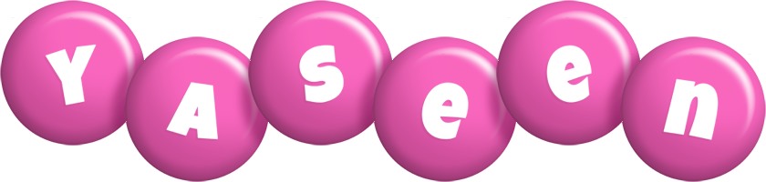 Yaseen candy-pink logo