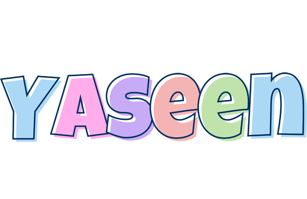 Yaseen pastel logo