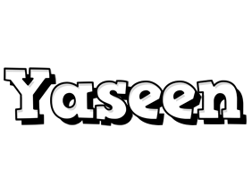 Yaseen snowing logo