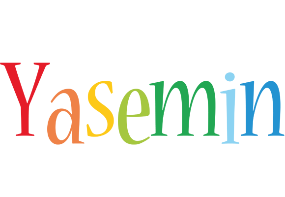 Yasemin birthday logo