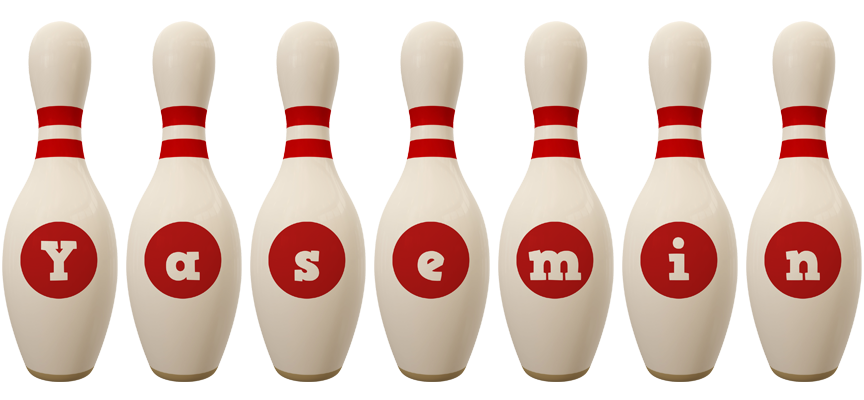 Yasemin bowling-pin logo