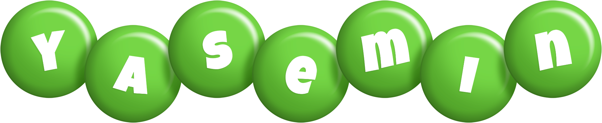 Yasemin candy-green logo