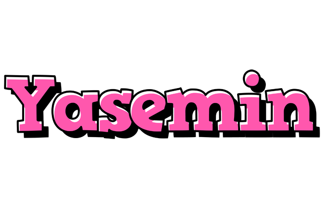 Yasemin girlish logo