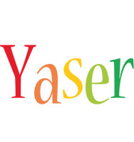 Yaser birthday logo