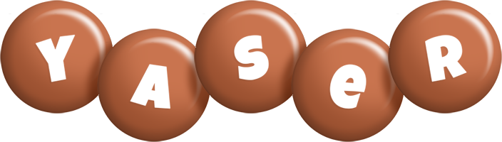 Yaser candy-brown logo
