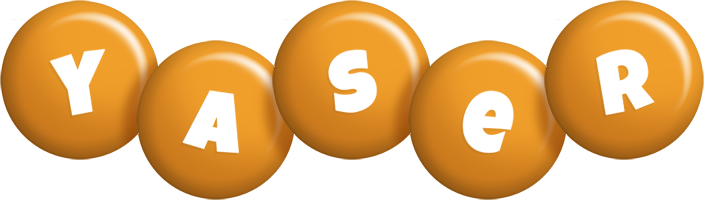 Yaser candy-orange logo