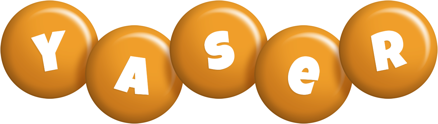 Yaser candy-orange logo