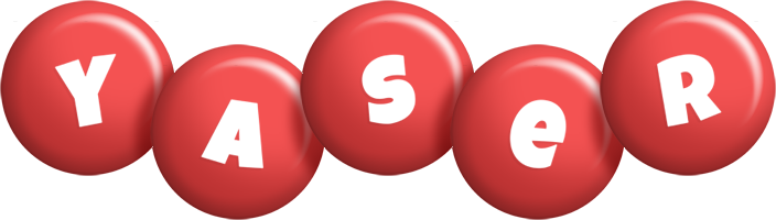 Yaser candy-red logo
