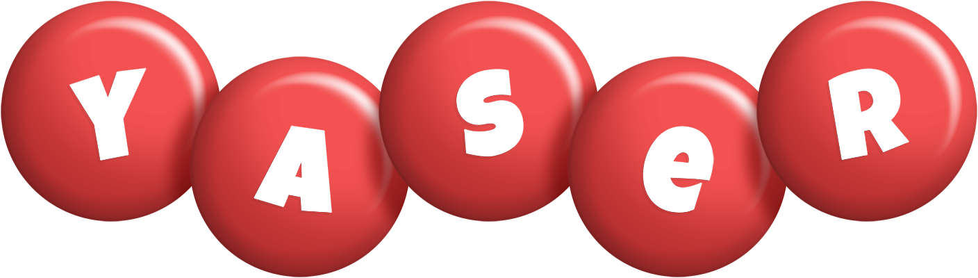 Yaser candy-red logo