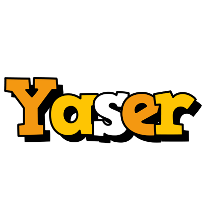 Yaser cartoon logo