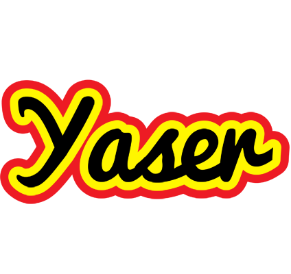 Yaser flaming logo