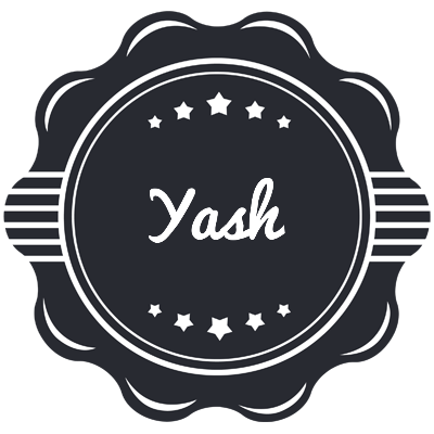 Yash badge logo