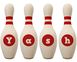 Yash bowling-pin logo