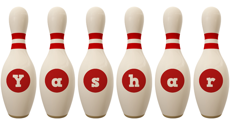 Yashar bowling-pin logo