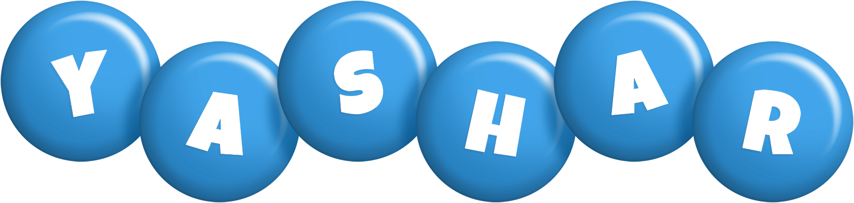 Yashar candy-blue logo
