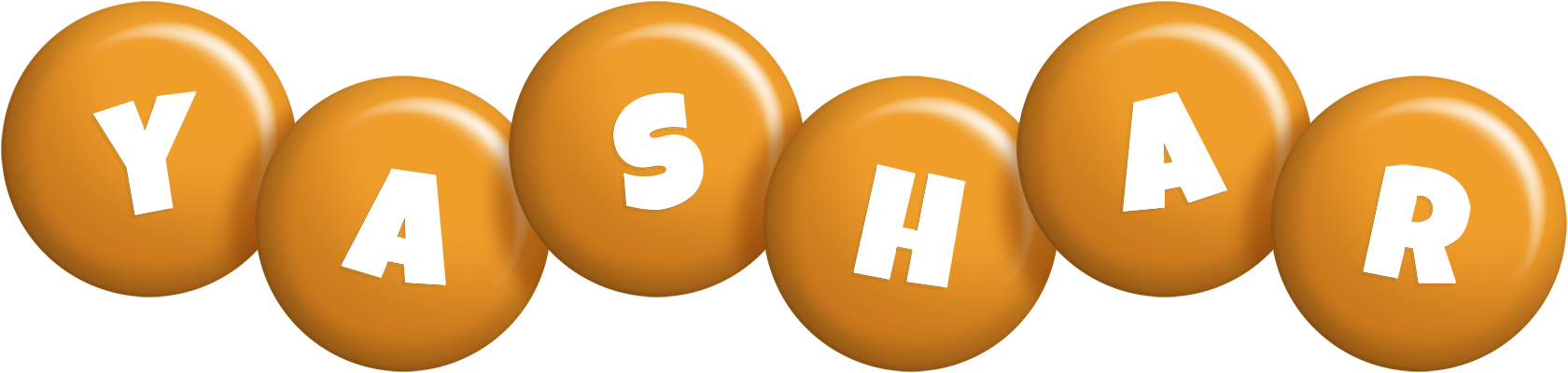 Yashar candy-orange logo