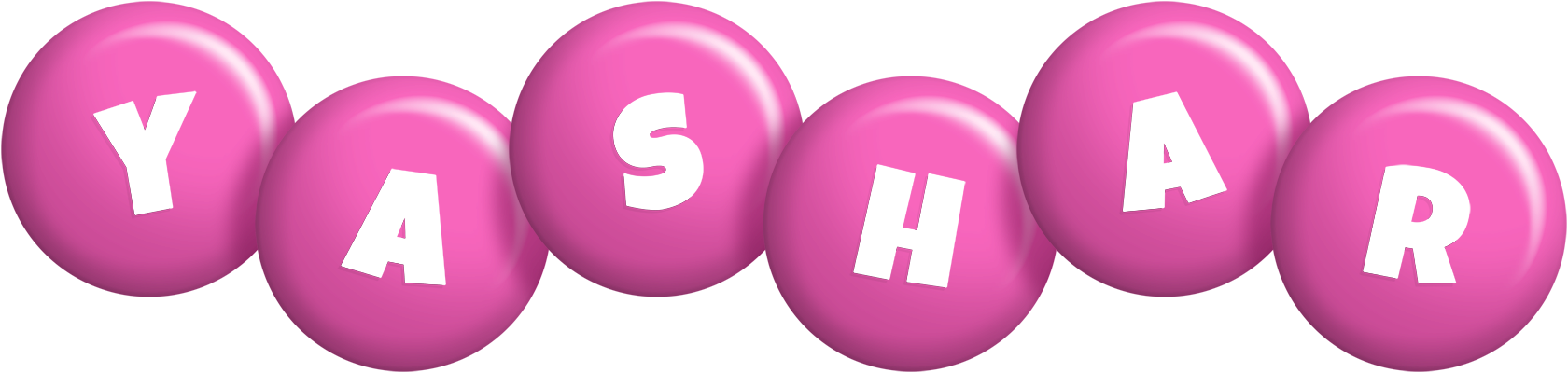 Yashar candy-pink logo