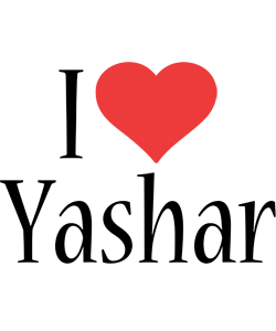 Yashar i-love logo