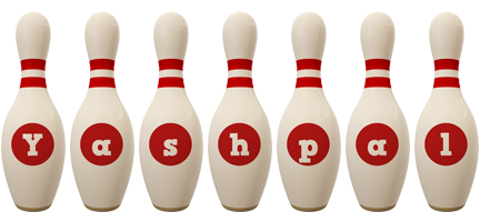 Yashpal bowling-pin logo