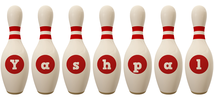 Yashpal bowling-pin logo