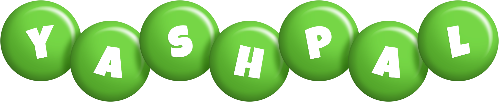 Yashpal candy-green logo