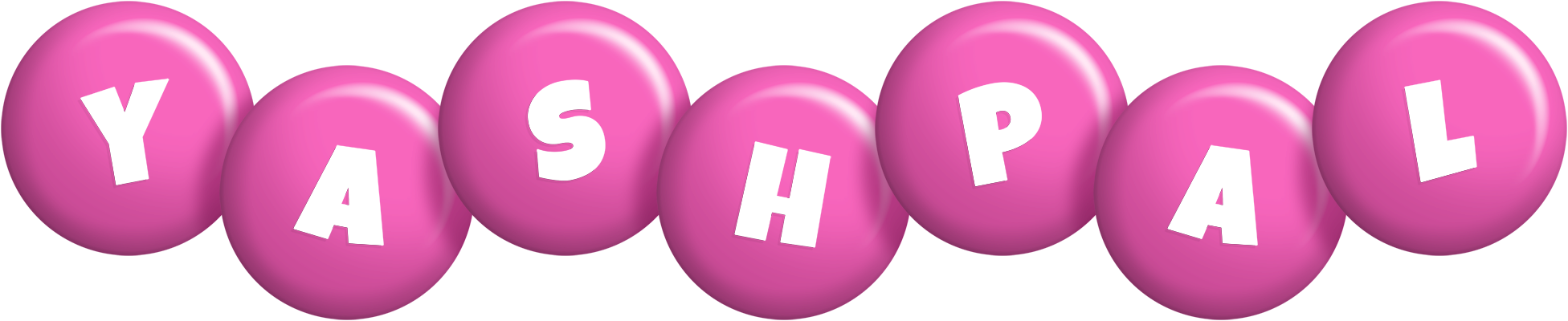 Yashpal candy-pink logo