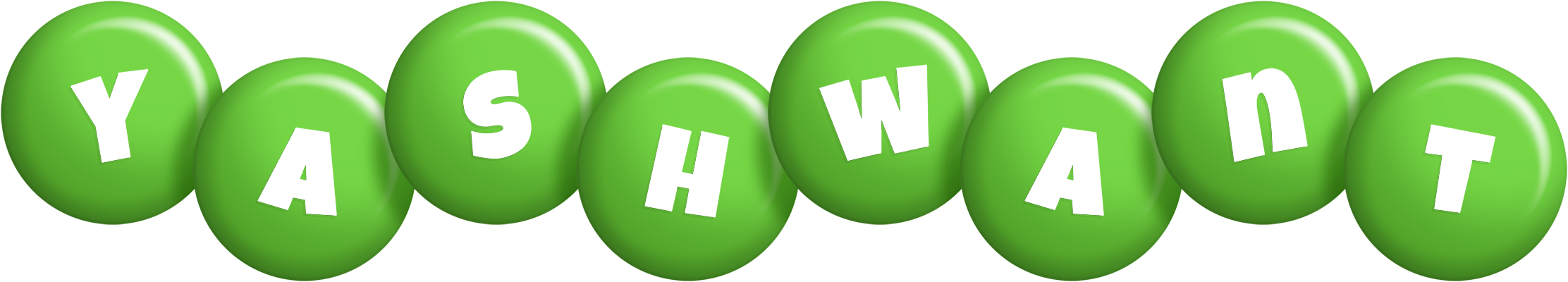 Yashwant candy-green logo