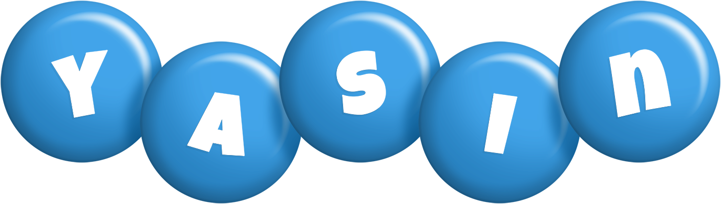 Yasin candy-blue logo