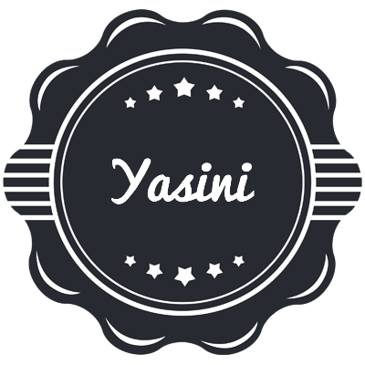 Yasini badge logo