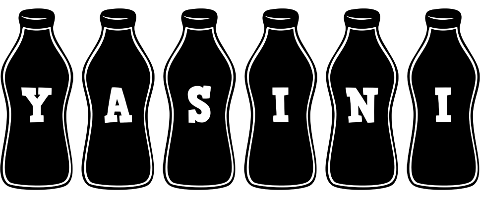 Yasini bottle logo