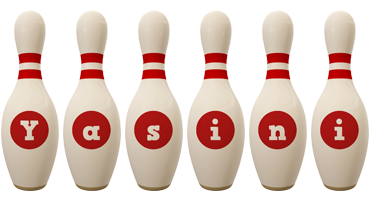 Yasini bowling-pin logo