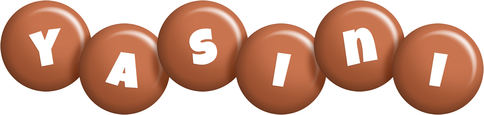 Yasini candy-brown logo