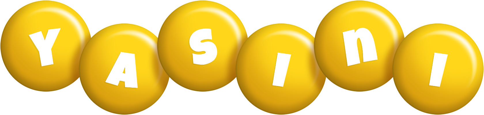 Yasini candy-yellow logo