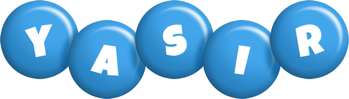Yasir candy-blue logo