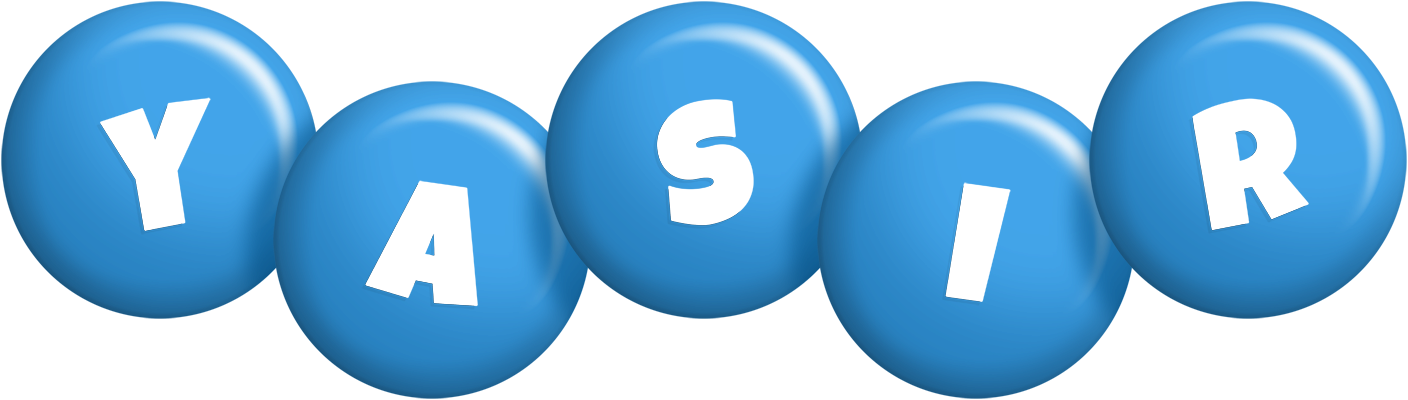 Yasir candy-blue logo