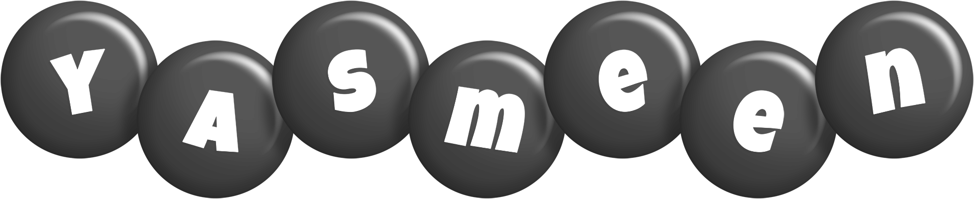 Yasmeen candy-black logo