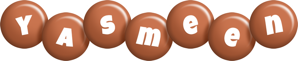 Yasmeen candy-brown logo