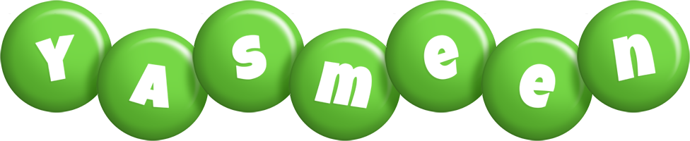 Yasmeen candy-green logo