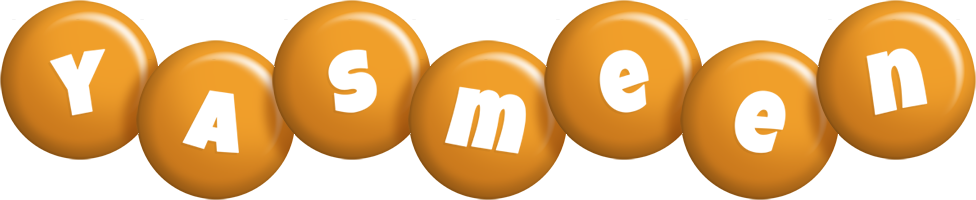 Yasmeen candy-orange logo