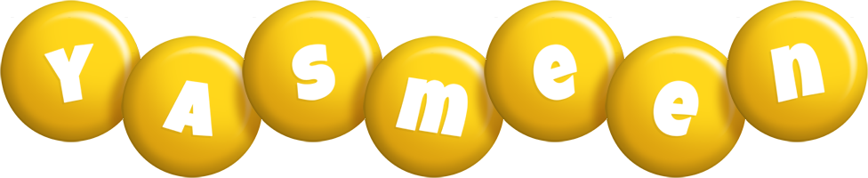 Yasmeen candy-yellow logo