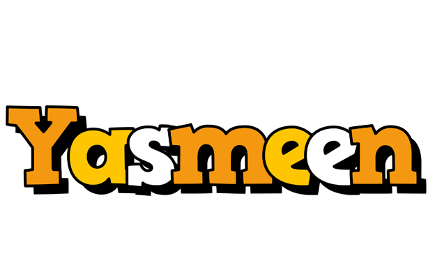 Yasmeen cartoon logo