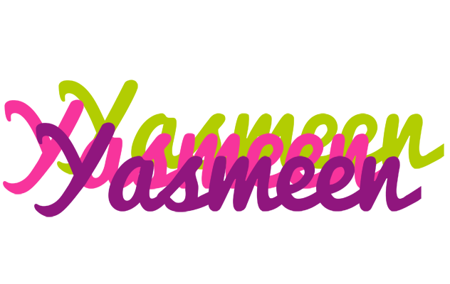 Yasmeen flowers logo