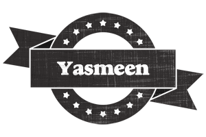 Yasmeen grunge logo