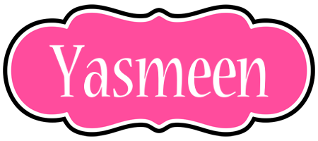 Yasmeen invitation logo
